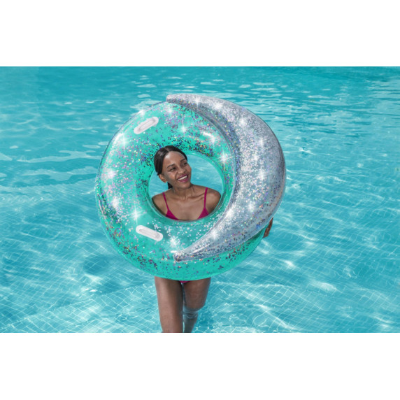 Colac gonflabil cu 2 mânere - 117 cm -Swimming Star BESTWAY 