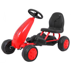 Kart cu pedale - Inlea4Fun - roșu 
