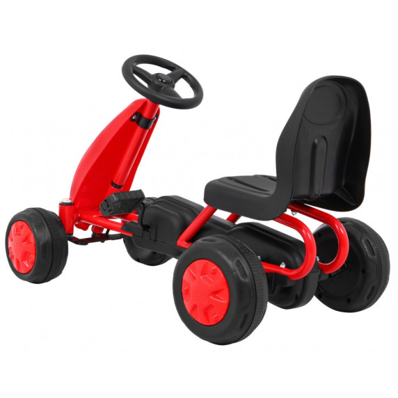 Kart cu pedale - Inlea4Fun - roșu