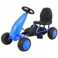 Kart cu pedale - Inlea4Fun - albastru 