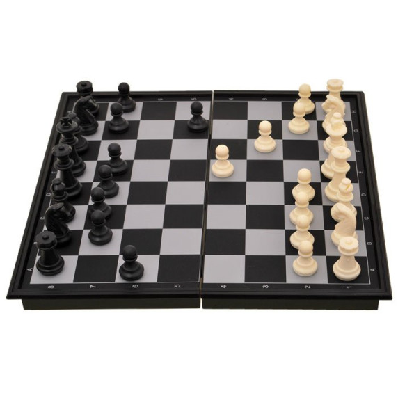 Joc de societate 2în1 - șah și dame -  Inlea4Fun CHESS & CHECKERS