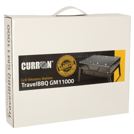 Grătar pentru camping pe cărbune, portabil și pliabil - MalTec CURRON Travel BBQ GM11000