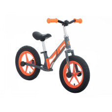 Bicicletă fără pedale pentru copii  12" LEO GIMME -  portocaliu 