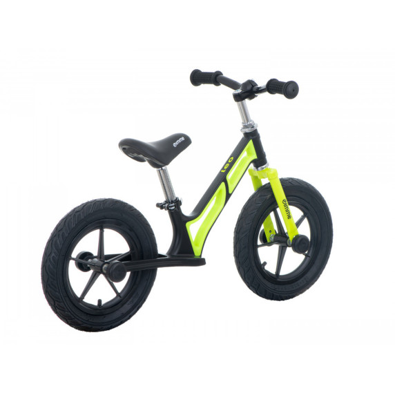 Bicicletă echilibru, fără pedale - Leo 12" 3 Gimme - verde