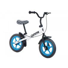 Bicicletă fără pedale pentru copii cu frână - GIMMIK  Nemo 11" - albastru 