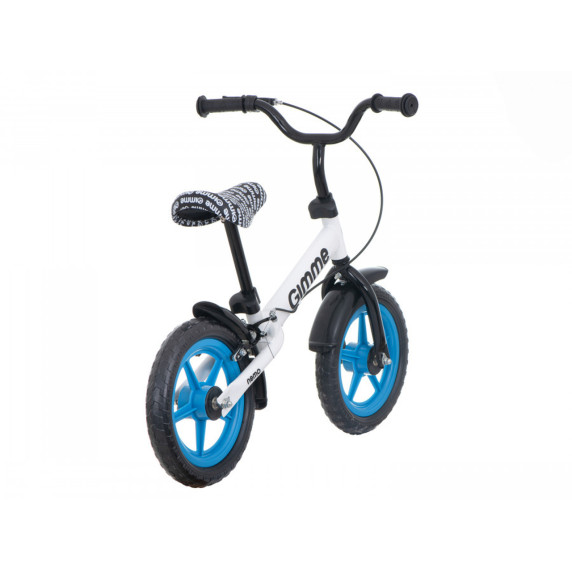 Bicicletă fără pedale pentru copii cu frână - GIMMIK  Nemo 11" - albastru