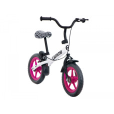 Bicicletă fără pedale pentru copii cu frână - GIMMIK  Nemo 11" - roz Preview