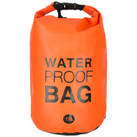 Geantă impermeabilă - 15 litri - Water proof bag - portocaliu 