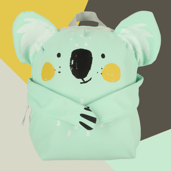 Rucsac pentru copii cu design koala - verde