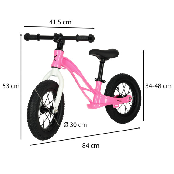 Bicicletă echilibru fără pedale - Trike Fix Active X1 -  roz