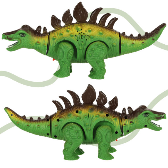 Figurină dinozaur pe baterii - Stegosaurus Inlea4Fun DINO SPACE
