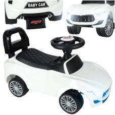 Mașină pentru copii cu efecte sonore și luminoase - Inlea4Fun BABY CAR - alb Preview