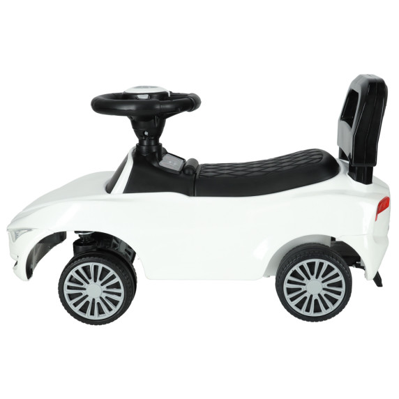 Mașină pentru copii cu efecte sonore și luminoase - Inlea4Fun BABY CAR - alb
