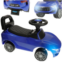 Mașină pentru copii cu efecte sonore și luminoase - Inlea4Fun BABY CAR - albastru 