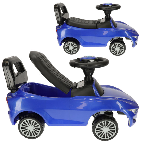 Mașină pentru copii cu efecte sonore și luminoase - Inlea4Fun BABY CAR - albastru