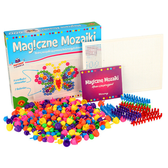 Jucărie mozaic puzzle - 600 elemente - ALEXANDER