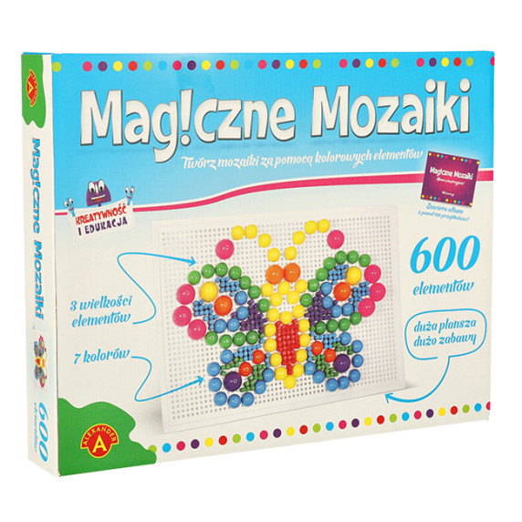 Jucărie mozaic puzzle - 600 elemente - ALEXANDER