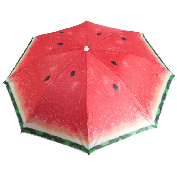 Umbrelă soare, înclinabil - 150 cm - FOLDING SUN UMBRELLA - pepene roșu