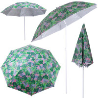 Umbrelă soare, înclinabil - 150 cm - FOLDING SUN UMBRELLA - frunze 