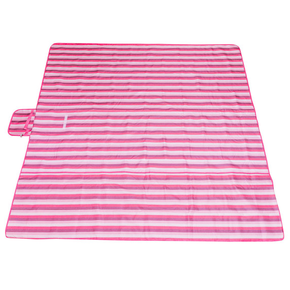 Covoraș de plajă, pătură picnic - 200 x 200 cm - roz
