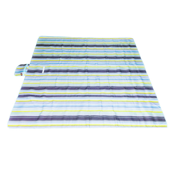 Covoraș de plajă, pătură picnic - 200 x 200 cm - albastru
