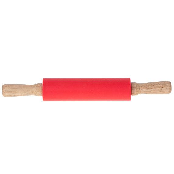 Sucitor silicon/lemn 38cm - roșu