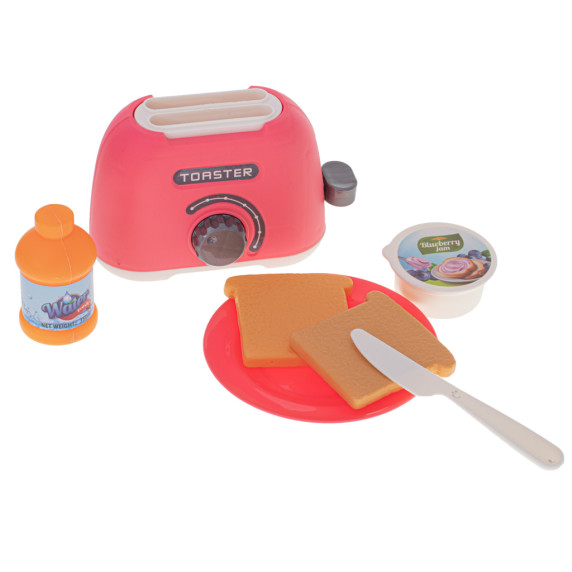 Set aparate bucătărie pentru copii - blender, toaster si cuptor cu microunde și accesorii - Inlea4Fun KITCHEN HELPER 