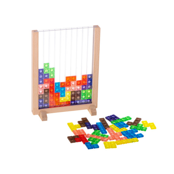 Puzzle din plastic Tetris 42 de elemente - Inlea4Fun BRAIN TEASERS