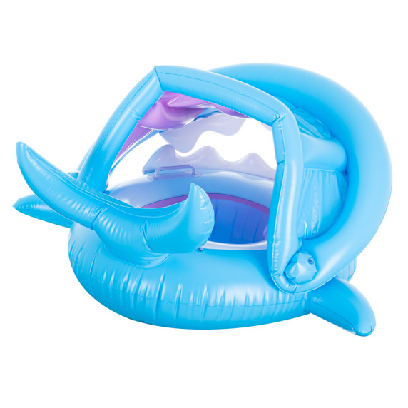 Colac gonflabil cu șezut și copertină detașabilă - rechin
