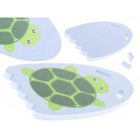 Placă de inot pentru copii 24 x 40 cm -  broasca țestoasă - albasrtu 