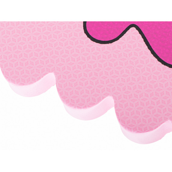 Placă de inot pentru copii 24 x 40 cm -  caracatița - roz