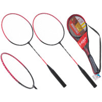 Set badminton - rachete, fluturașe, husă 