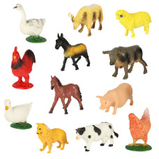 Set de figurine 12 buc pentru copii -  FARM ANIMALS Preview