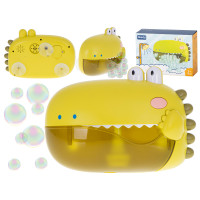 Jucărie de baie pentru copii cu suflantă de bule - GRECHI - Crocodil 