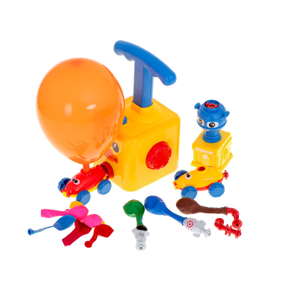 Jucăre interactivă lansator de mașin cu balon pentru copii .