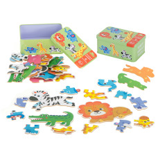 Puzzle educațional pentru copii în cutie - animale Preview