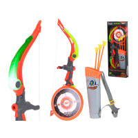 Set de tir cu arcul pentru copii SUPER ARCHERY - gri/portocaliu 