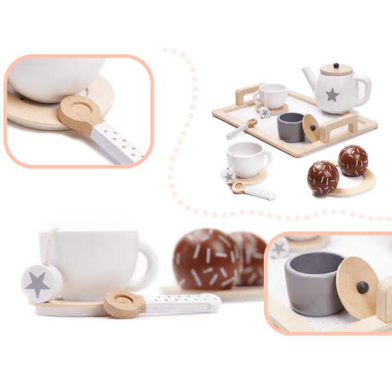 Set de cafea/ceainic de jucărie - Inlea4Fun