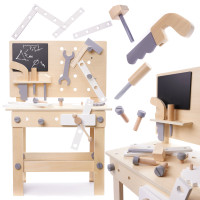 Atelier din lemn pentru bricolaj cu unelte - Inlea4Fun 