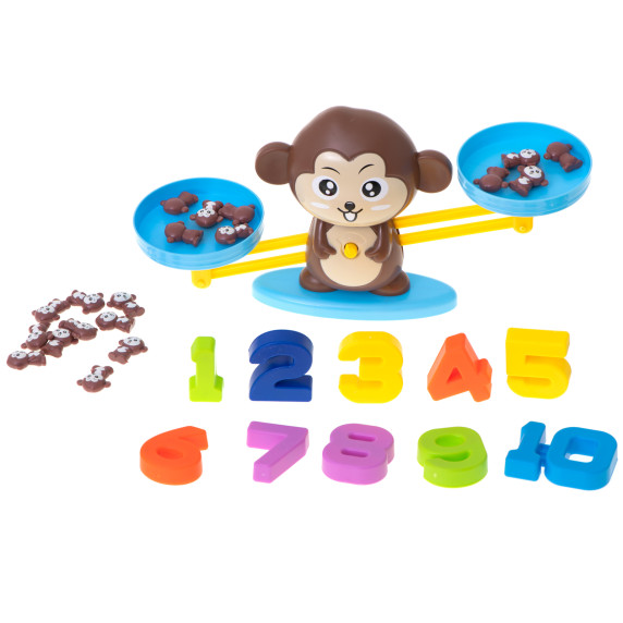 Cântar educațional pentru copii - maimuță - Inlea4Fun MONKEY BALANCE