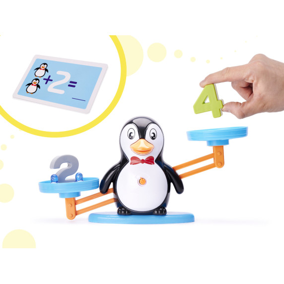 Cântar educațional pentru copii - pinguin - Inlea4Fun COUNTING PENGUINS