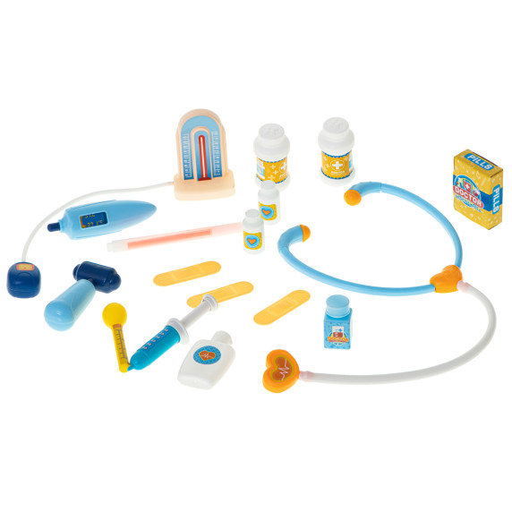 Trusă medicală cu accesorii pentru copii - 34 elemente - Inlea4Fun DOCTOR SUITCASE