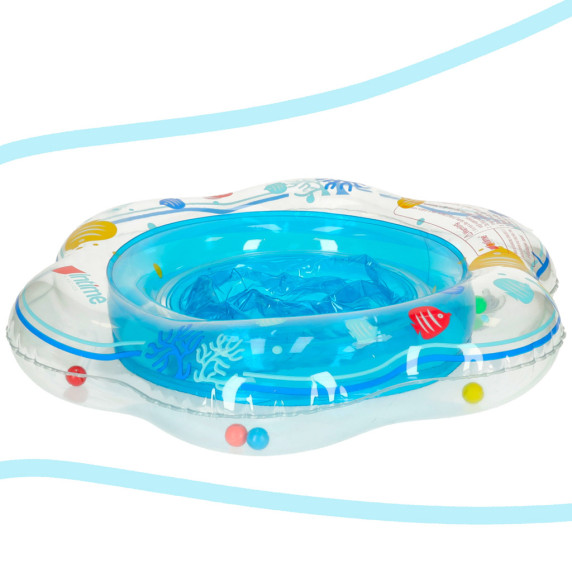 Colac gonflabil pentru copii - 47 cm - INFLATABLE SEAT - albastru