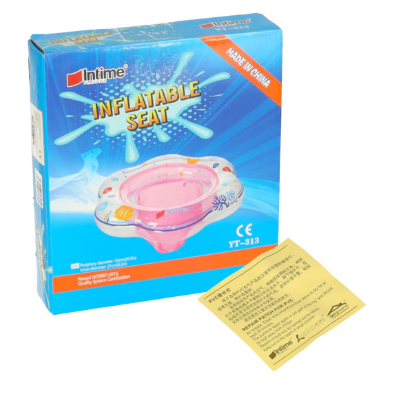 Colac gonflabil pentru copii - 47 cm INFLATABLE SEAT - roz
