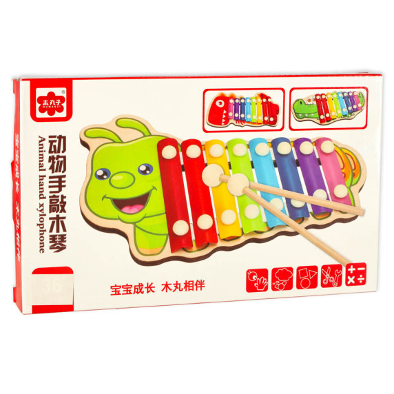 Xilofon pentru copii pentru copii - Inlea4Fun - crocodil