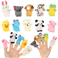Set 10 marionete pentru degete - animale jucăușe 