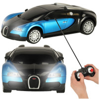 Mașină RC cu telecomandă - Bugatti Veyron 1:24 - albastru 