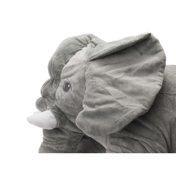 Jucărie pluș - elefant - 60 cm - gri
