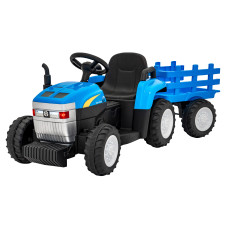 Tractor electric cu remorcă - New Holland T7 - albastru Preview