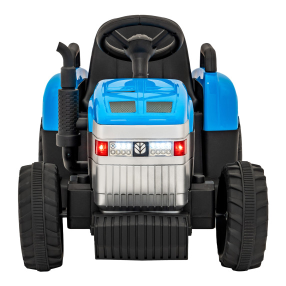Tractor electric cu remorcă - New Holland T7 - albastru